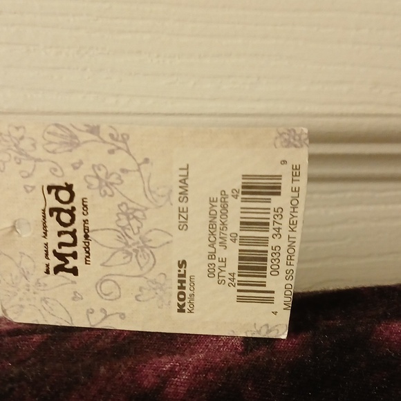 MUDD, Womens Pink/Purple Long Top. NWT Size S - Picture 5 of 9